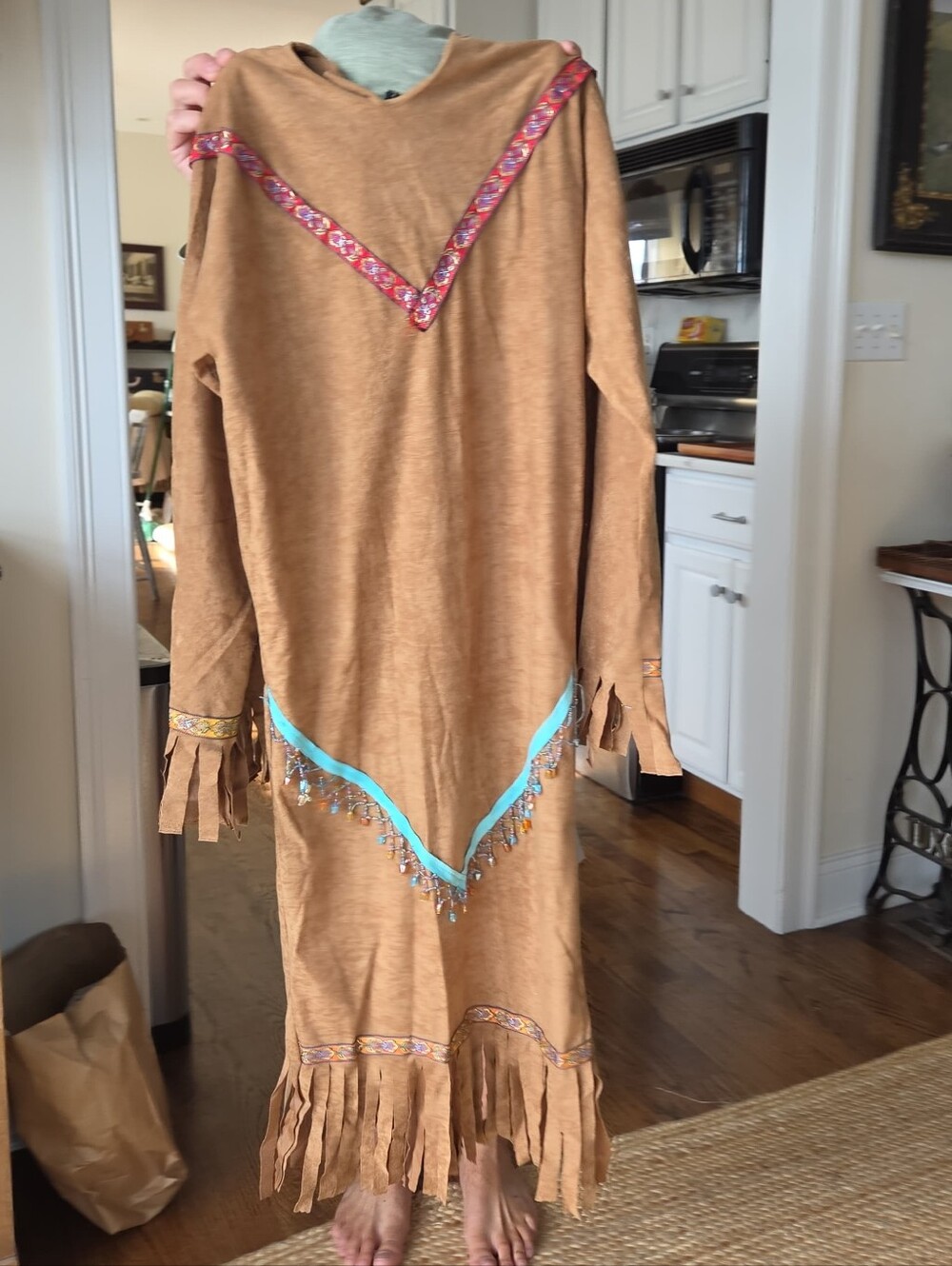 Childrens Native American Halloween Costume, Pocahontas Costume.